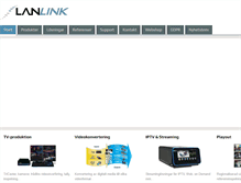 Tablet Screenshot of lanlink.se